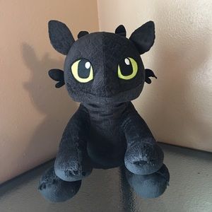 Toothless build-a-bear plush